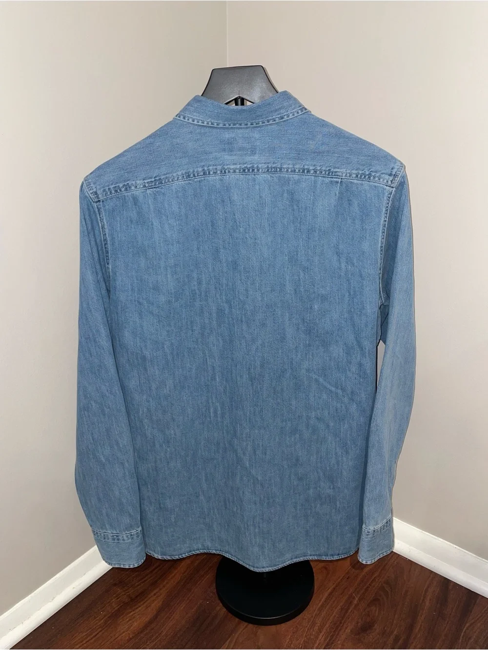 J. Crew Midweight denim workshirt. Small